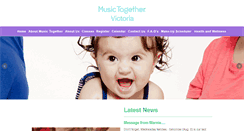 Desktop Screenshot of musictogethervictoria.com