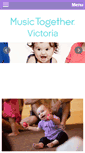 Mobile Screenshot of musictogethervictoria.com
